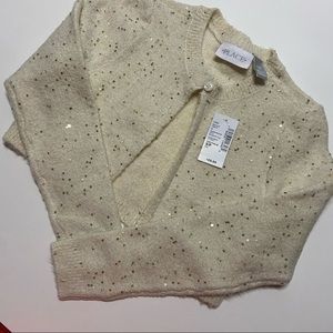 Long sleeve cropped cardigan